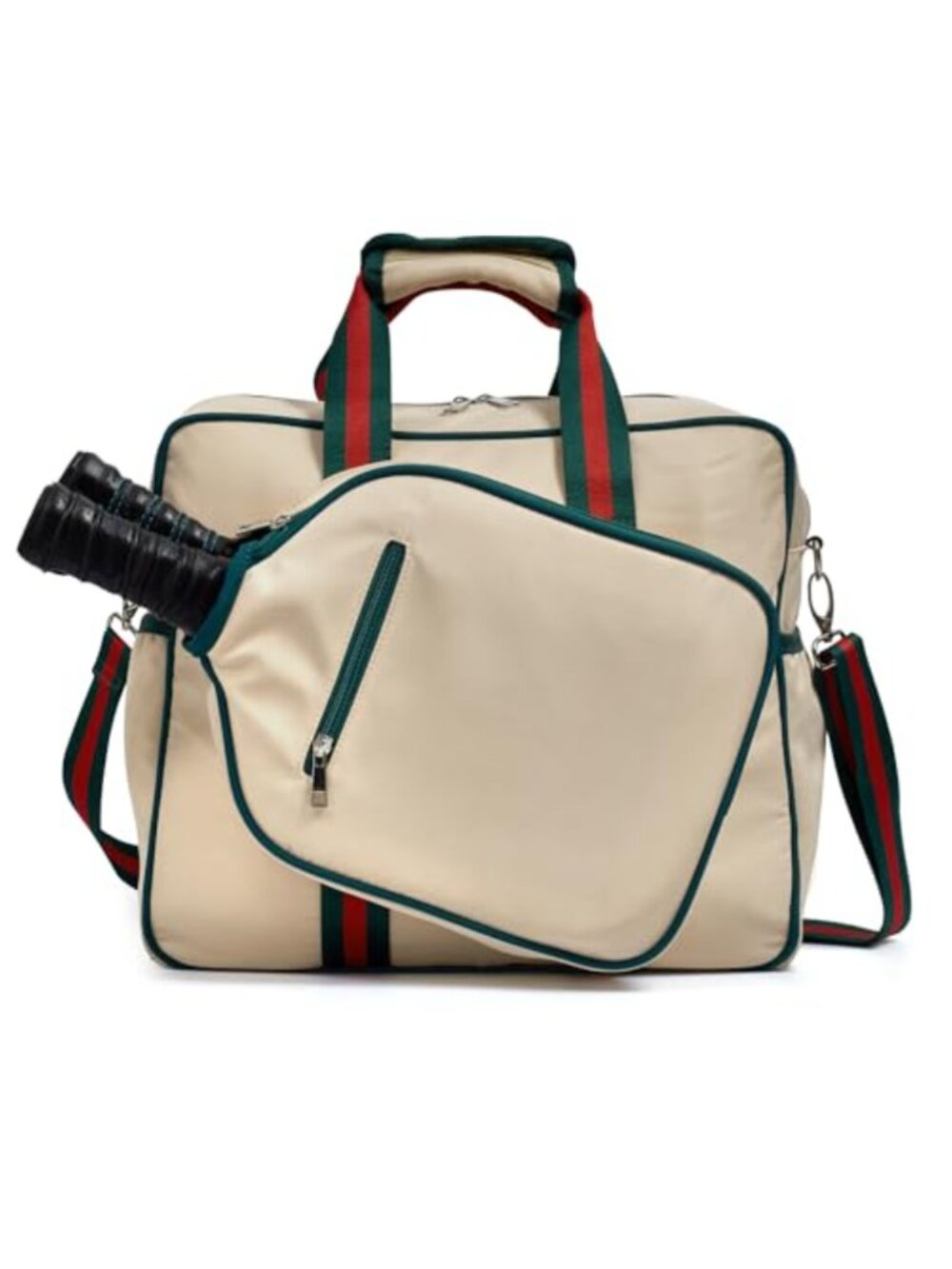 Pickleball Bag Tote Fits 2 Paddles Fence Hook Shoulder Strap